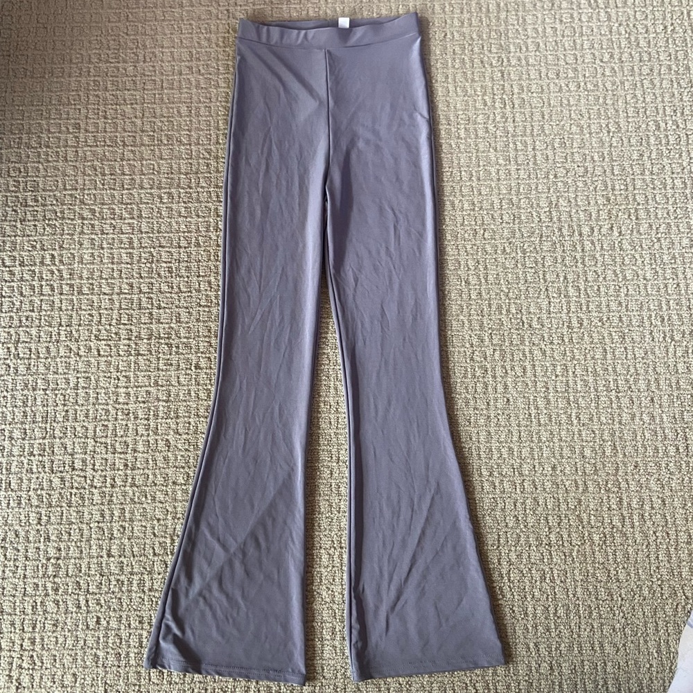 Collusion/ASOS Flare Mauve Gray Pants: NWOT